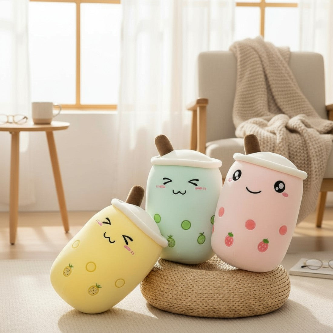 Kawaii Ananas Bubble Milk Tea 23–35 cm