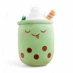 Kawaii Matcha Bubble Tea Kuschelkissen 23–35 cm