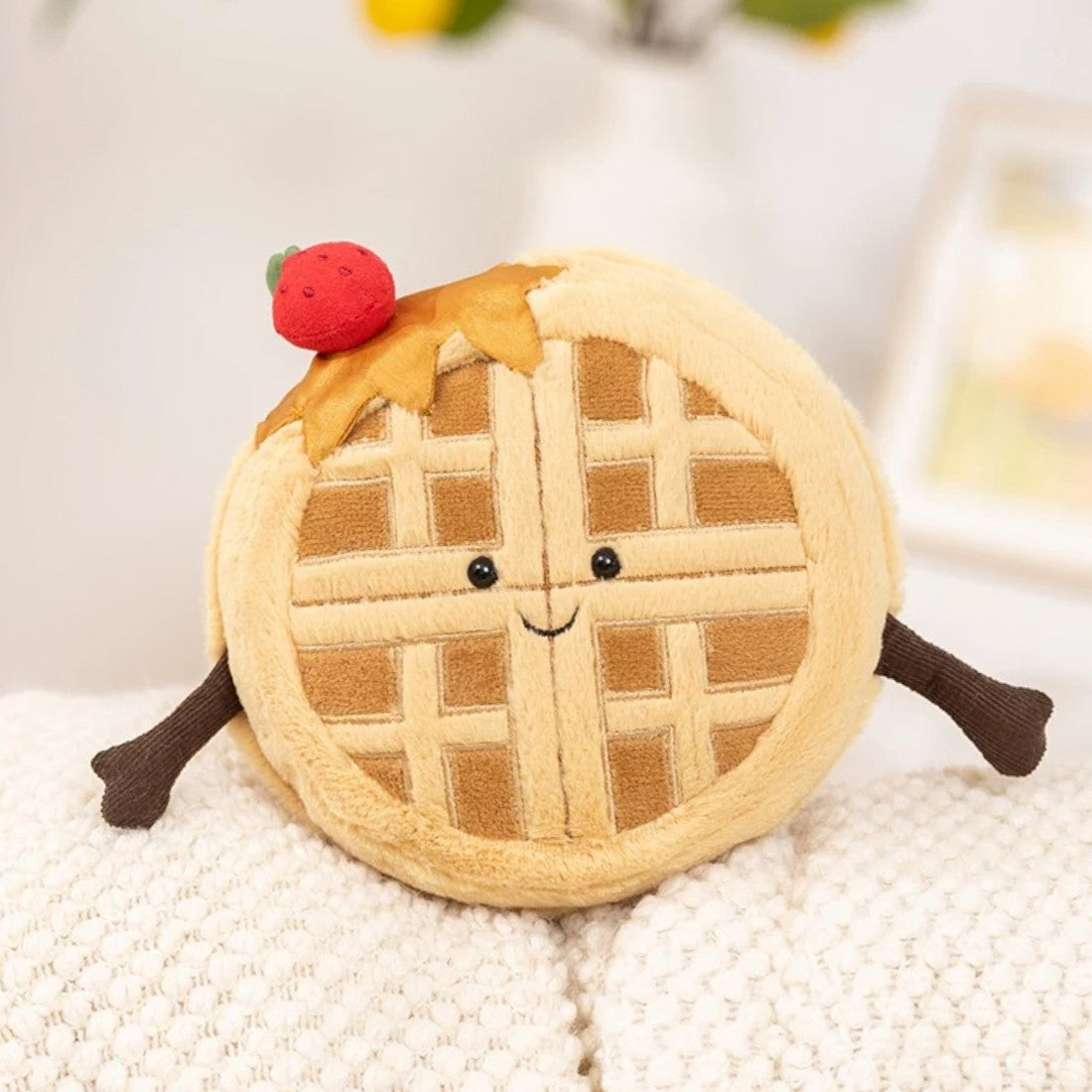 Kawaii Waffel Kuscheltier 15–20 cm