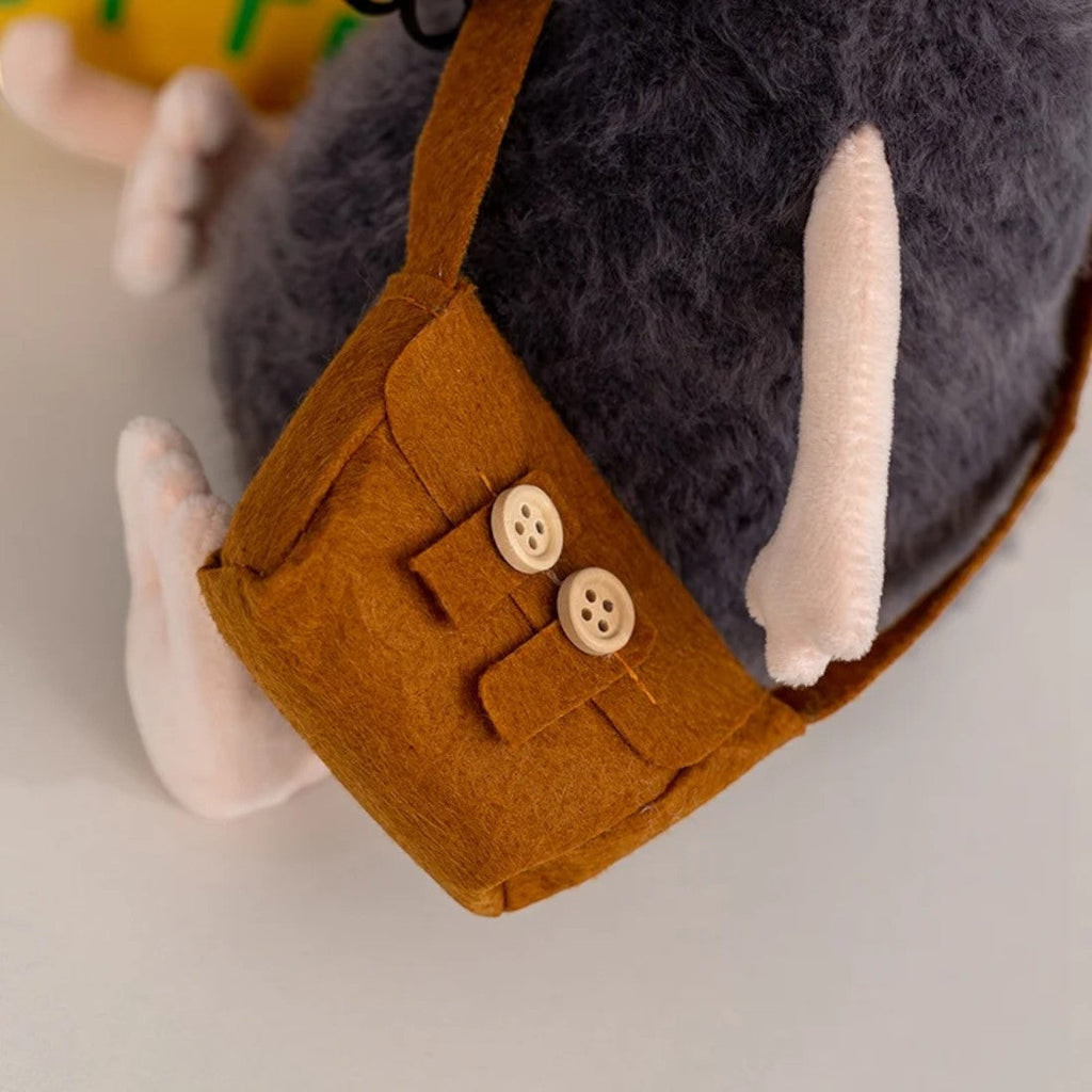 Graue Maus Entdecker Kuscheltier 25–30 cm