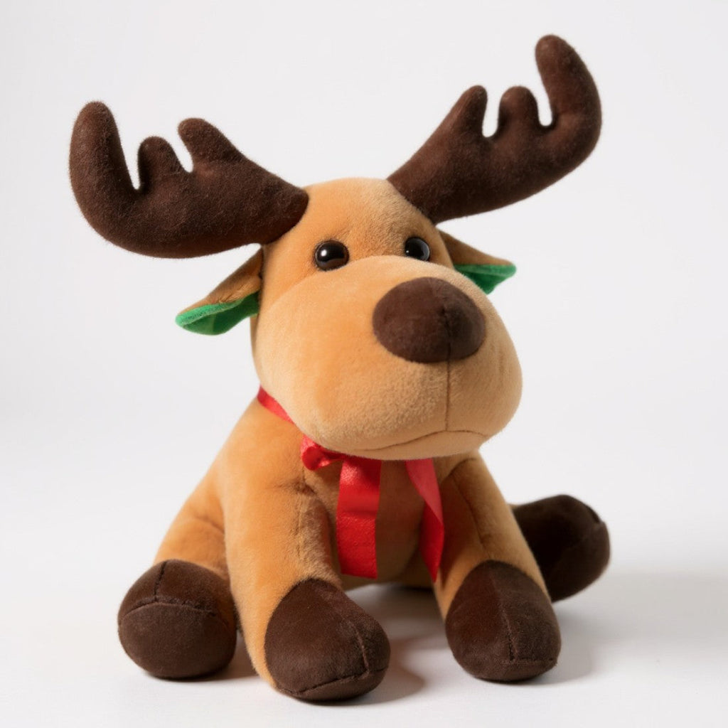 Weihnachts-Rentier Kuscheltier 25–30 cm