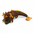 Riesen Drachen Kuscheltier Braun 60 cm