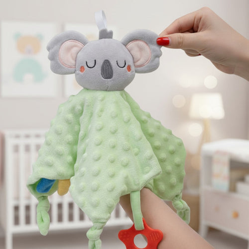 Baby Koala Schmusetuch Grün 25–30 cm