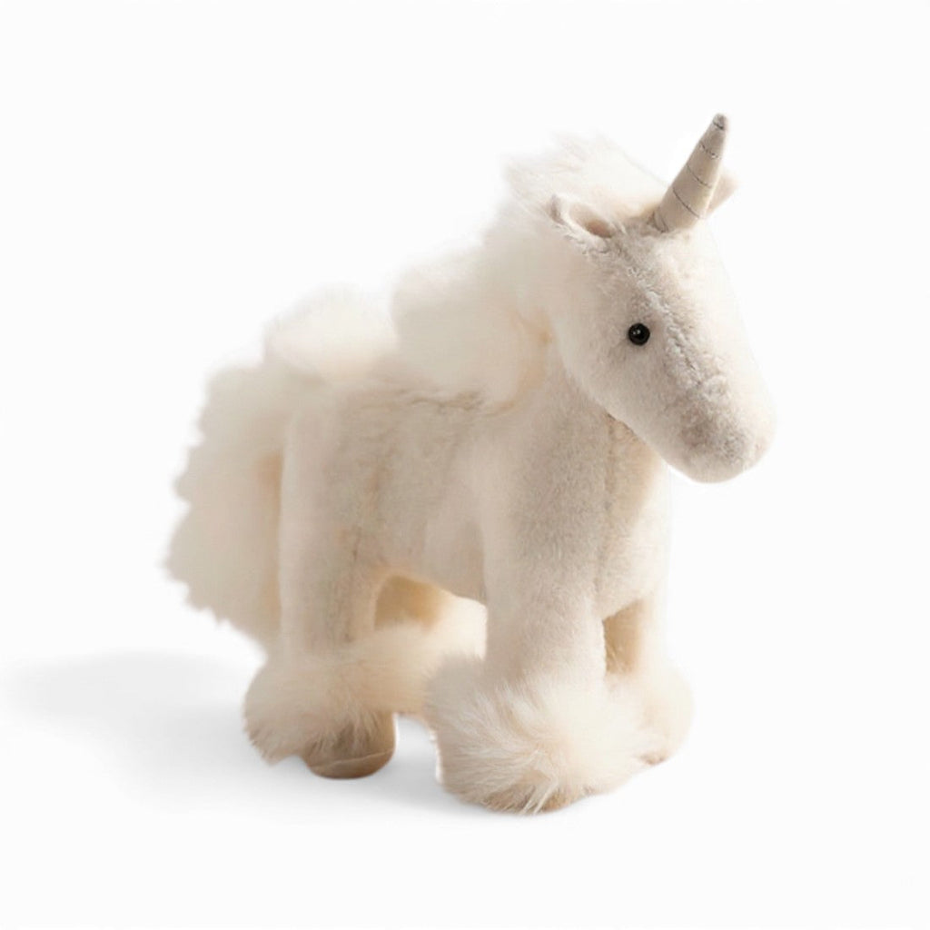 Stehendes Einhorn mit bunter Mähne 25–40 cm