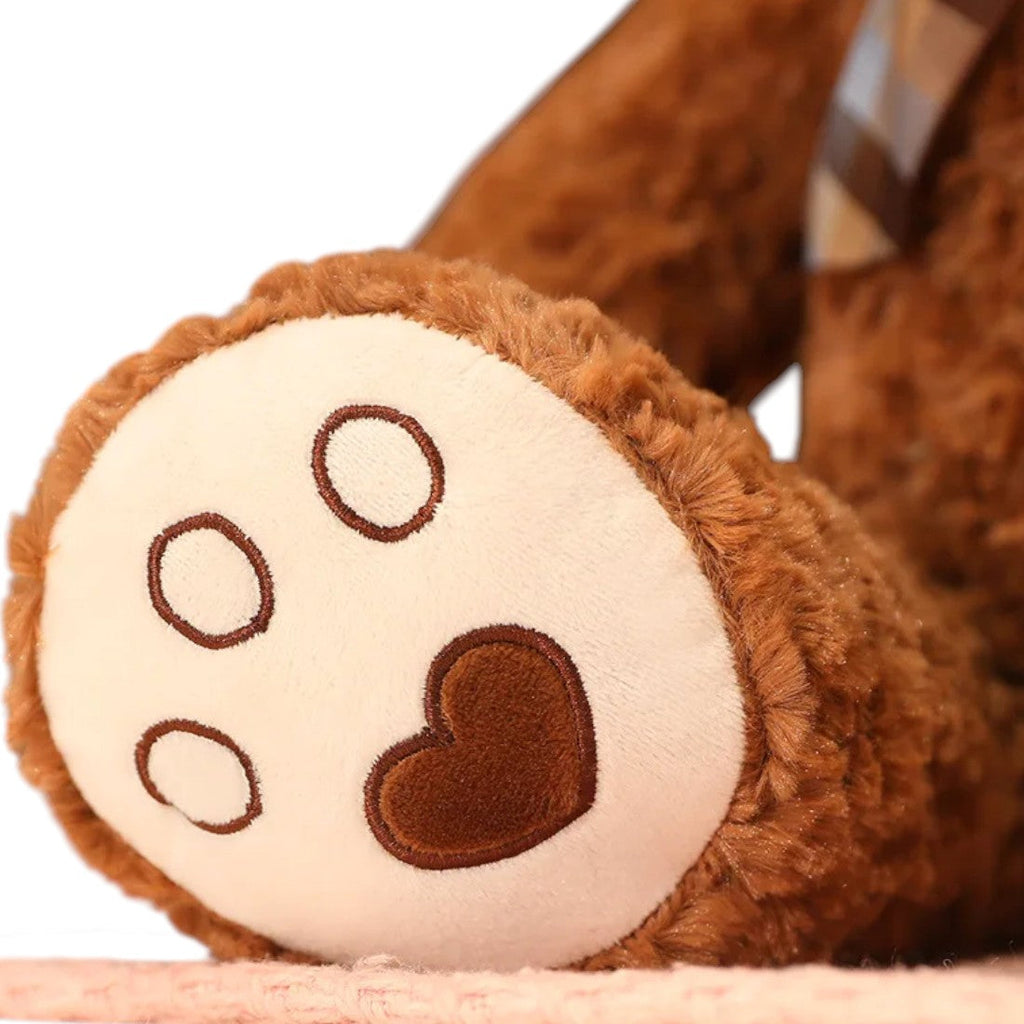 Teddybär mit Lockenfell & Retro-Schleife 35–60 cm
