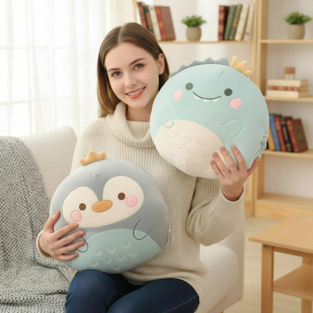 Rundes Squishy Kuschelkissen 40–45 cm