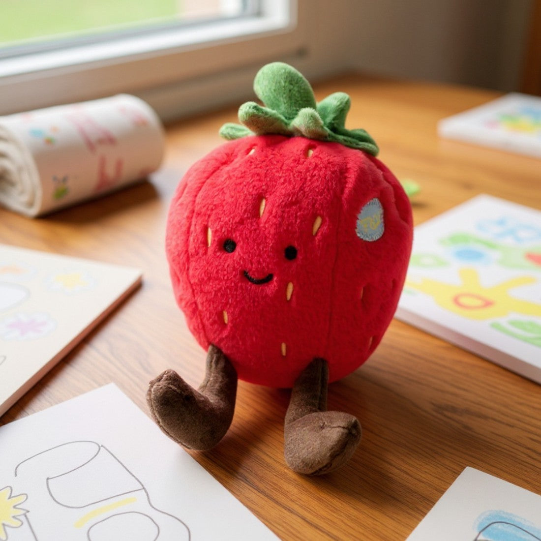 Kawaii Erdbeer Kuscheltier