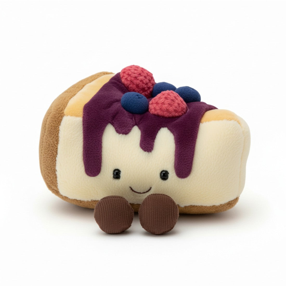Kawaii Cheesecake Kuscheltier mit Beeren