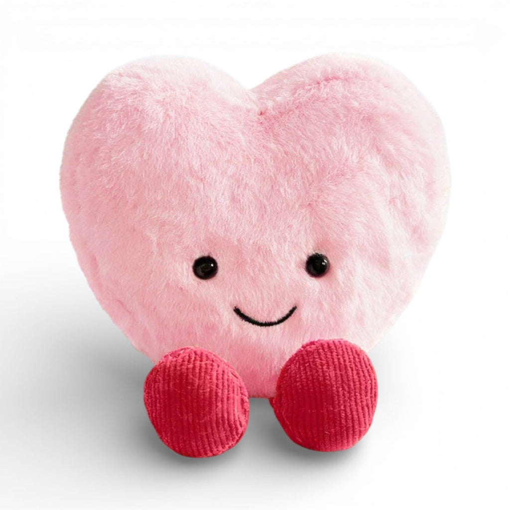 Herz Kuscheltier Rosa 10 cm