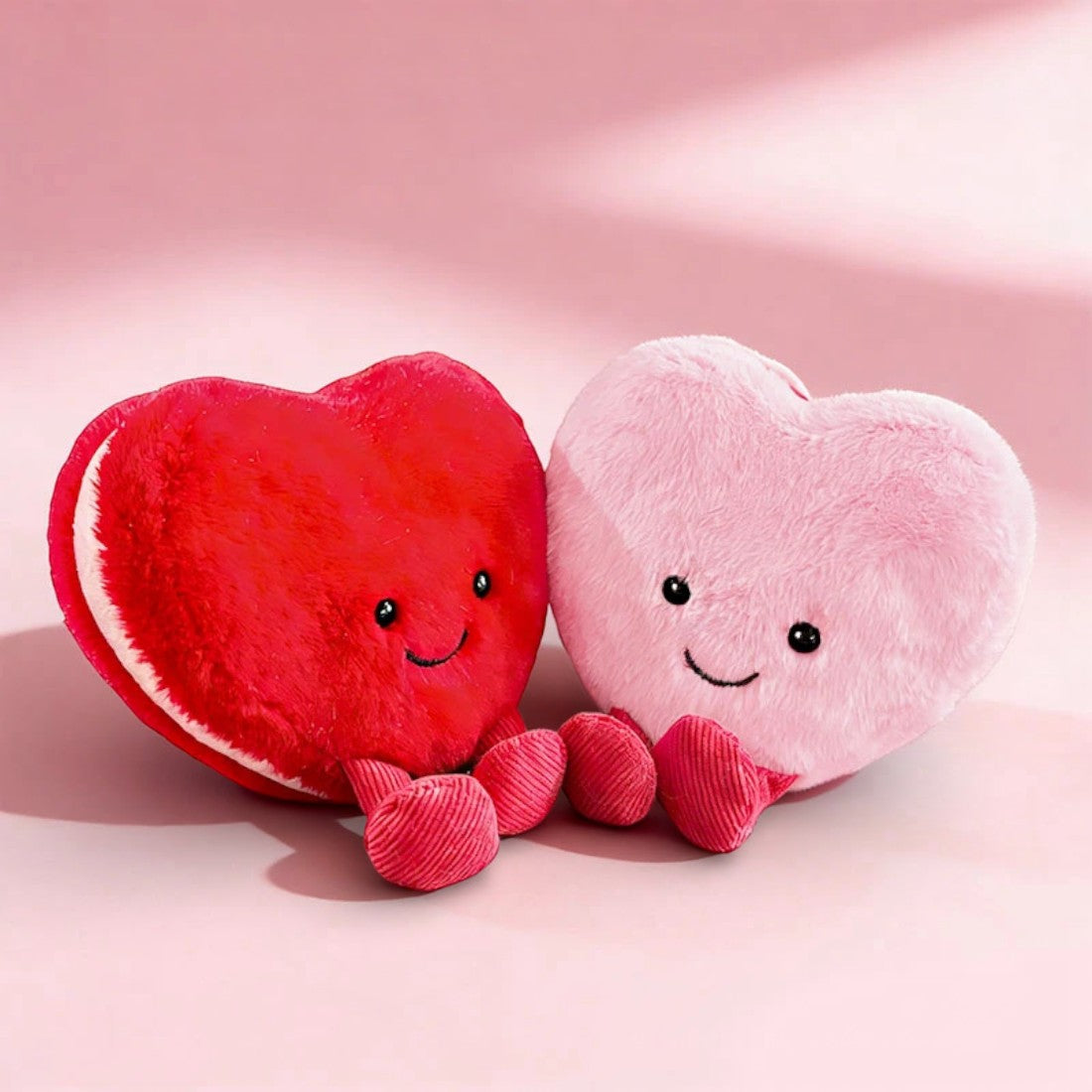 Herz Kuscheltier Rosa 10 cm