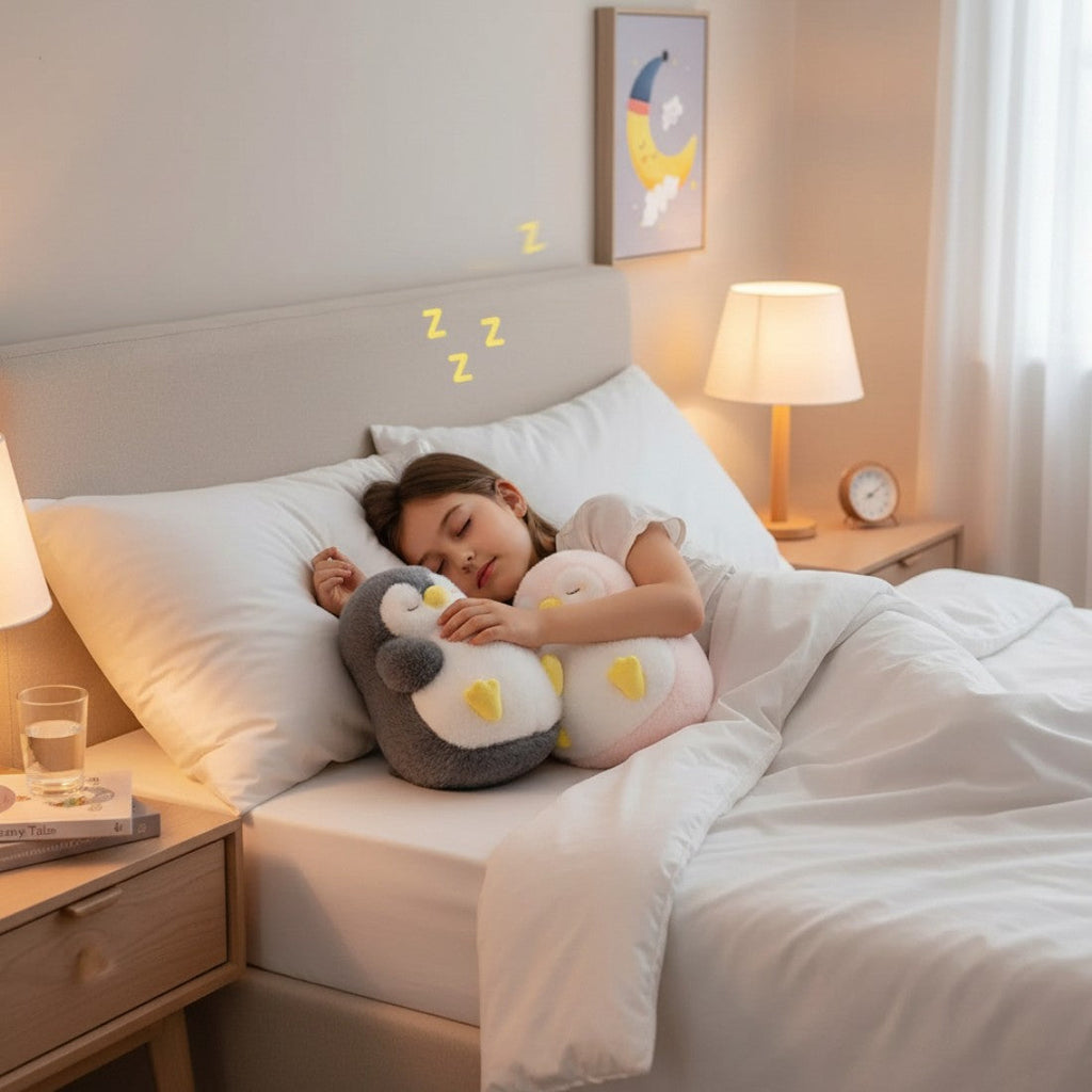Schlafendes Pinguin Kuscheltier 20–40 cm