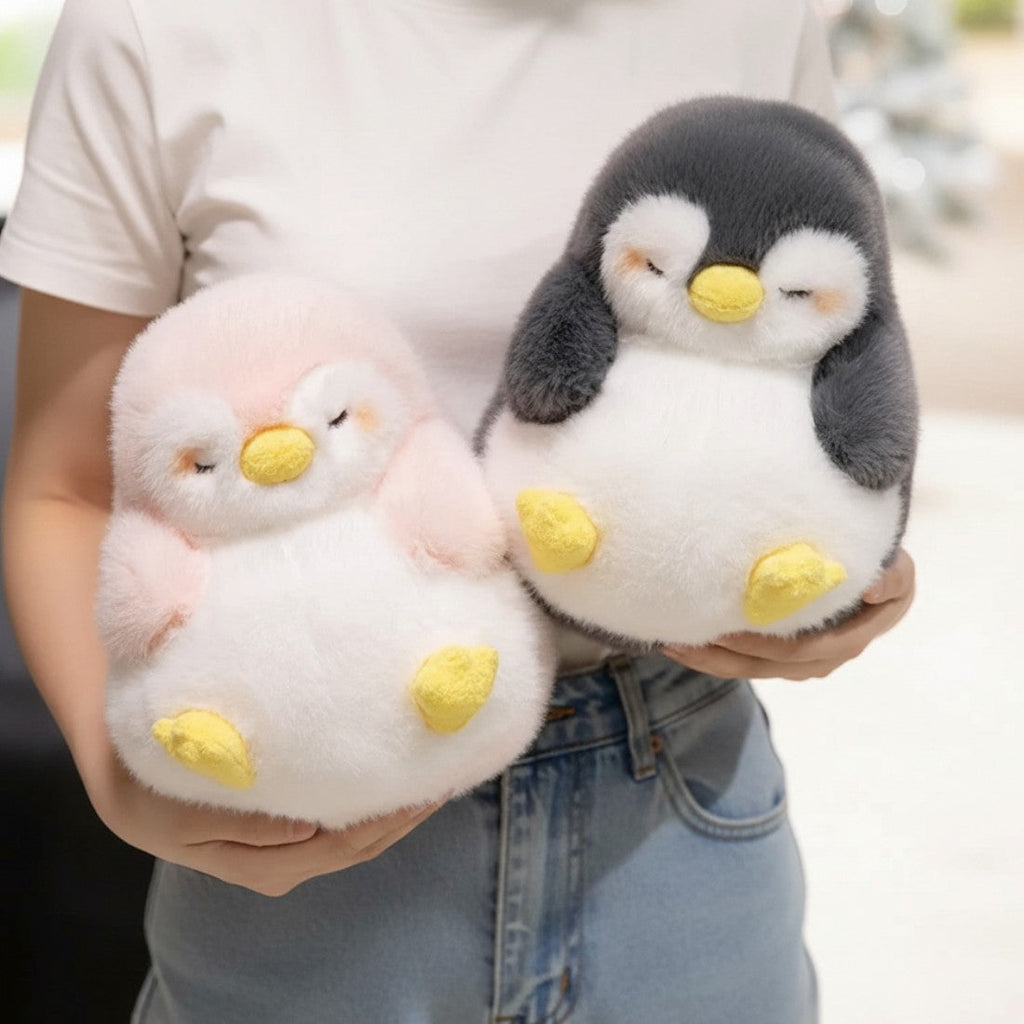 Schlafendes Pinguin Kuscheltier 20–40 cm