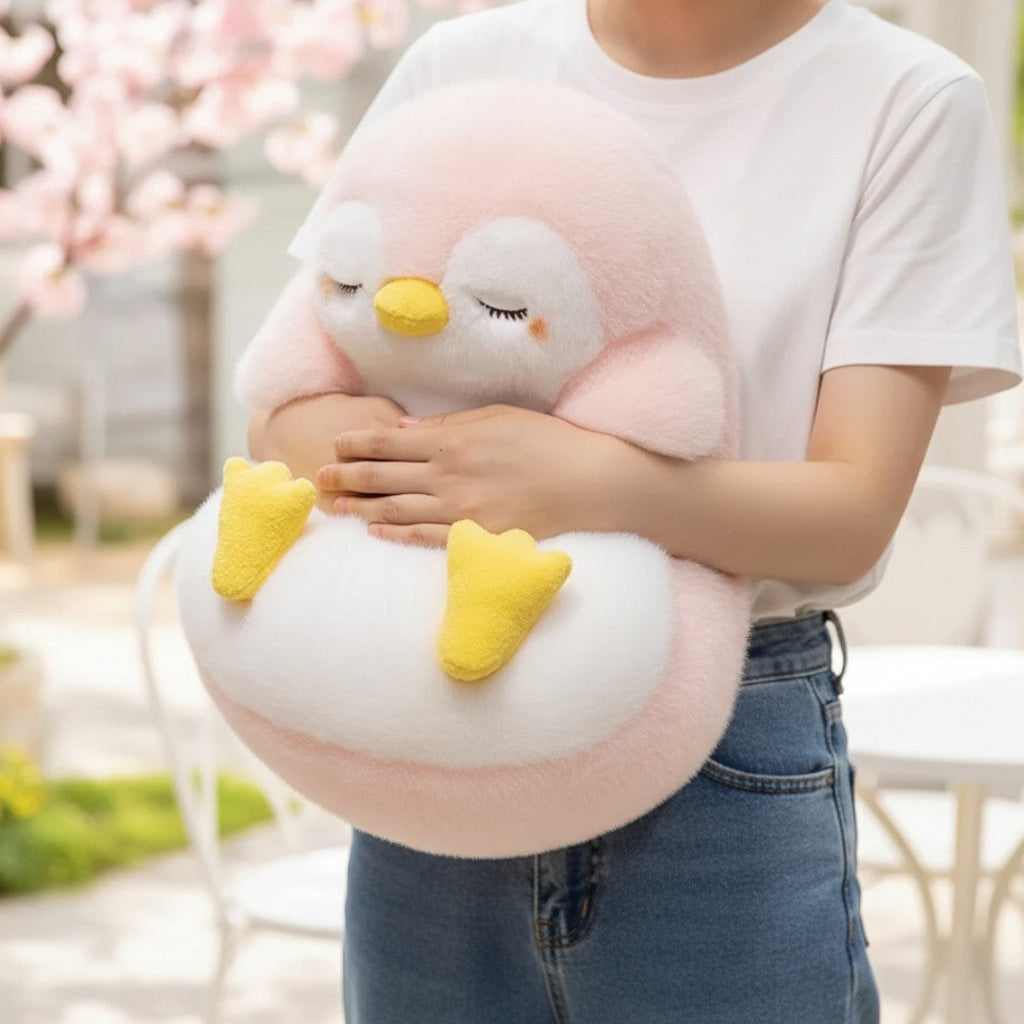 Schlafendes Pinguin Kuscheltier 20–40 cm