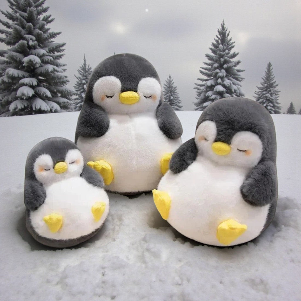 Schlafendes Pinguin Kuscheltier 20–40 cm