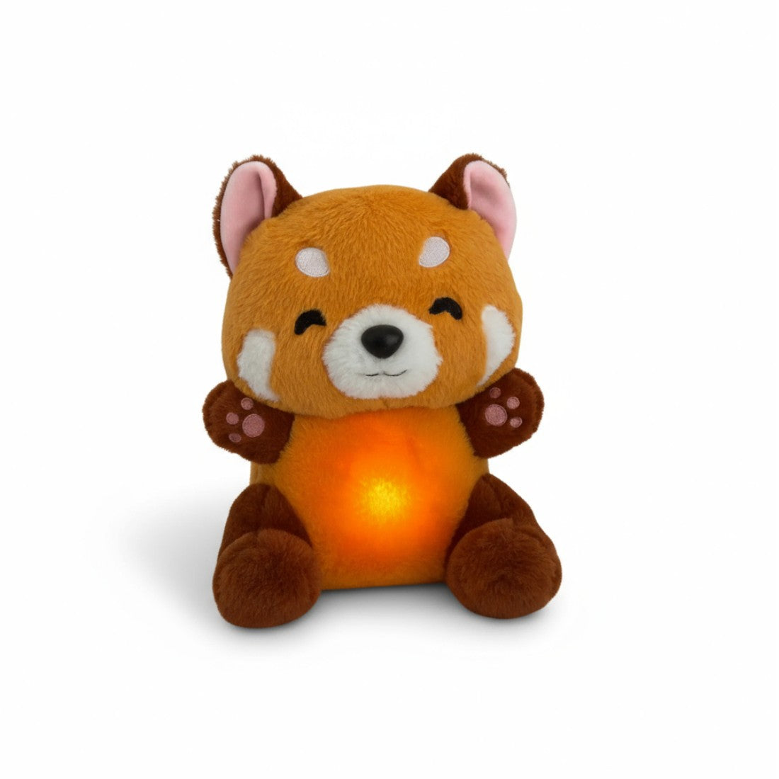 Atmendes Roter-Panda Nachtlicht Kuscheltier