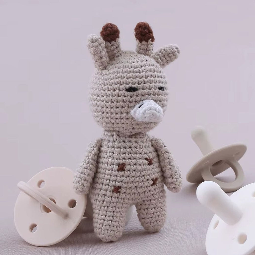 Giraffe Häkel-Kuscheltier aus Baumwolle