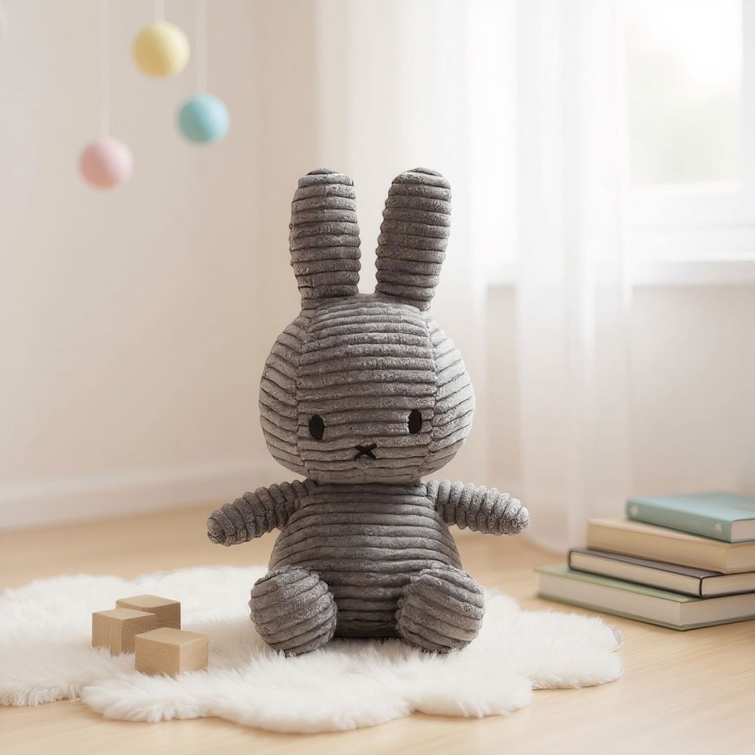 Hasen Kuscheltier aus Cord 25–30 cm