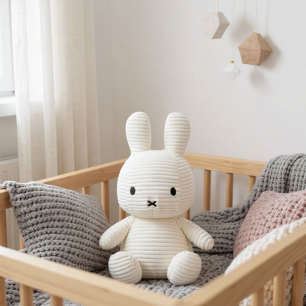 Hasen Kuscheltier aus Cord 25–30 cm