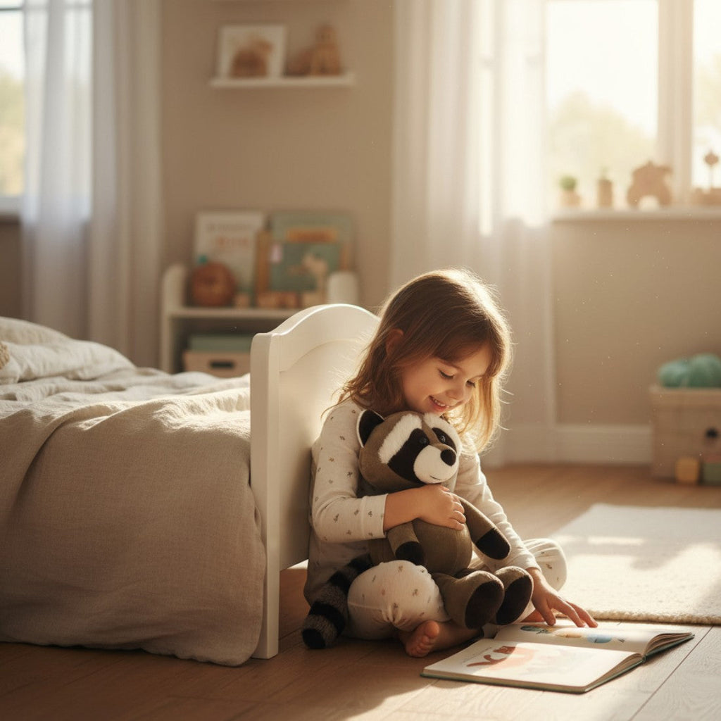 Kawaii Waschbär Kuscheltier 25–30 cm