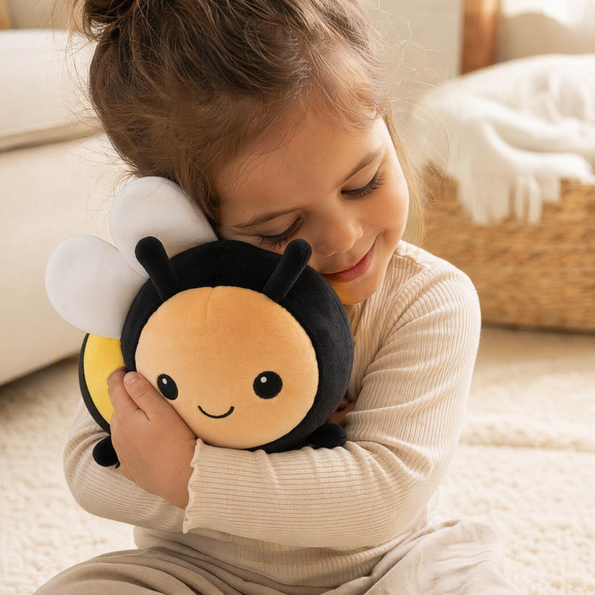 Kawaii Bienen Kuscheltier Rund 20–40 cm