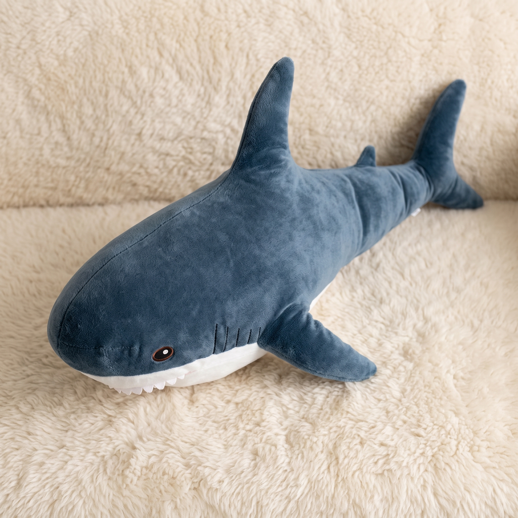 Blaugraues Hai Kuscheltier 15–140 cm