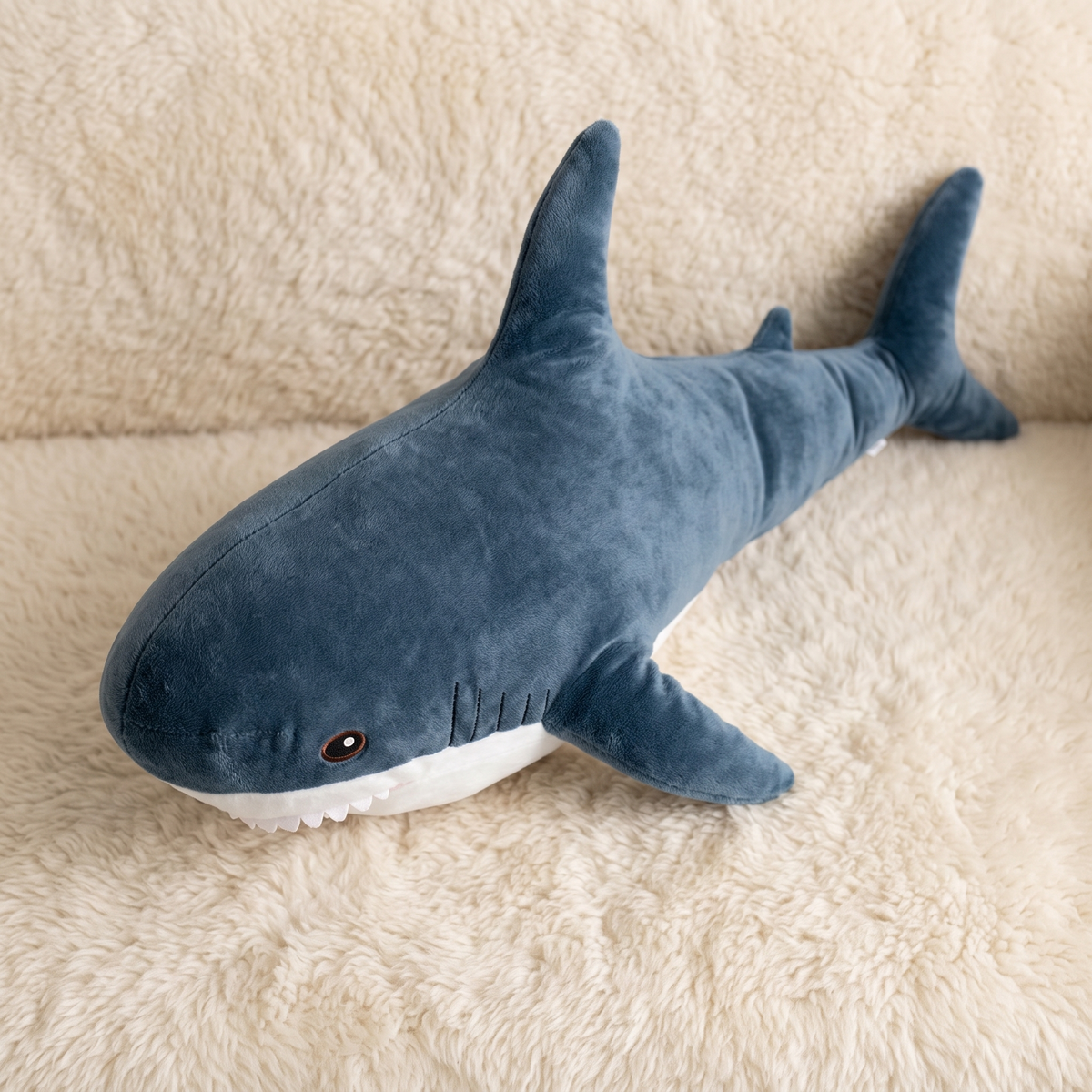 Blaugraues Hai Kuscheltier 15–140 cm