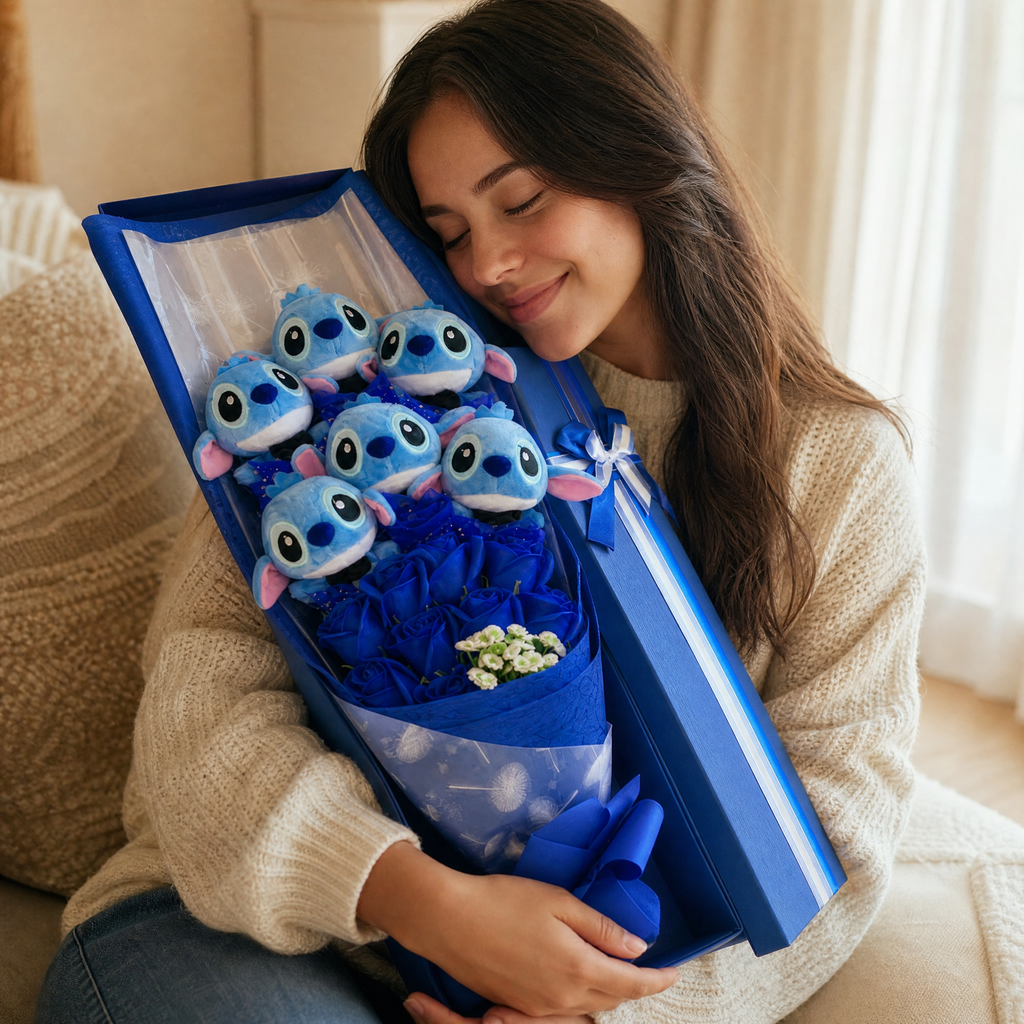 Stitch Plüsch-Bouquet 6-teilig