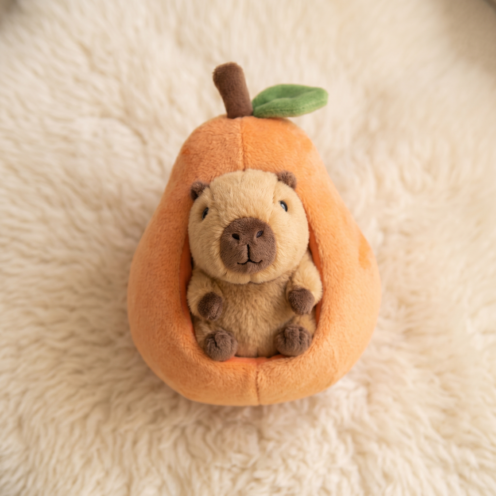 Capybara in Pfirsichhülle 20–30 cm