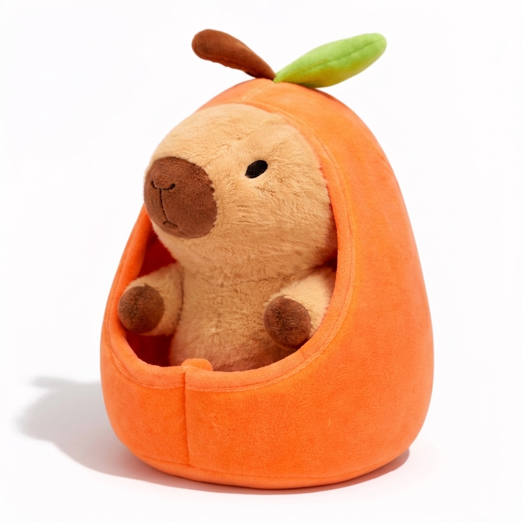 Capybara in Pfirsichhülle 20–30 cm