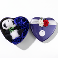 Stitch Herz-Geschenkbox mit Rosen 20 × 15 cm