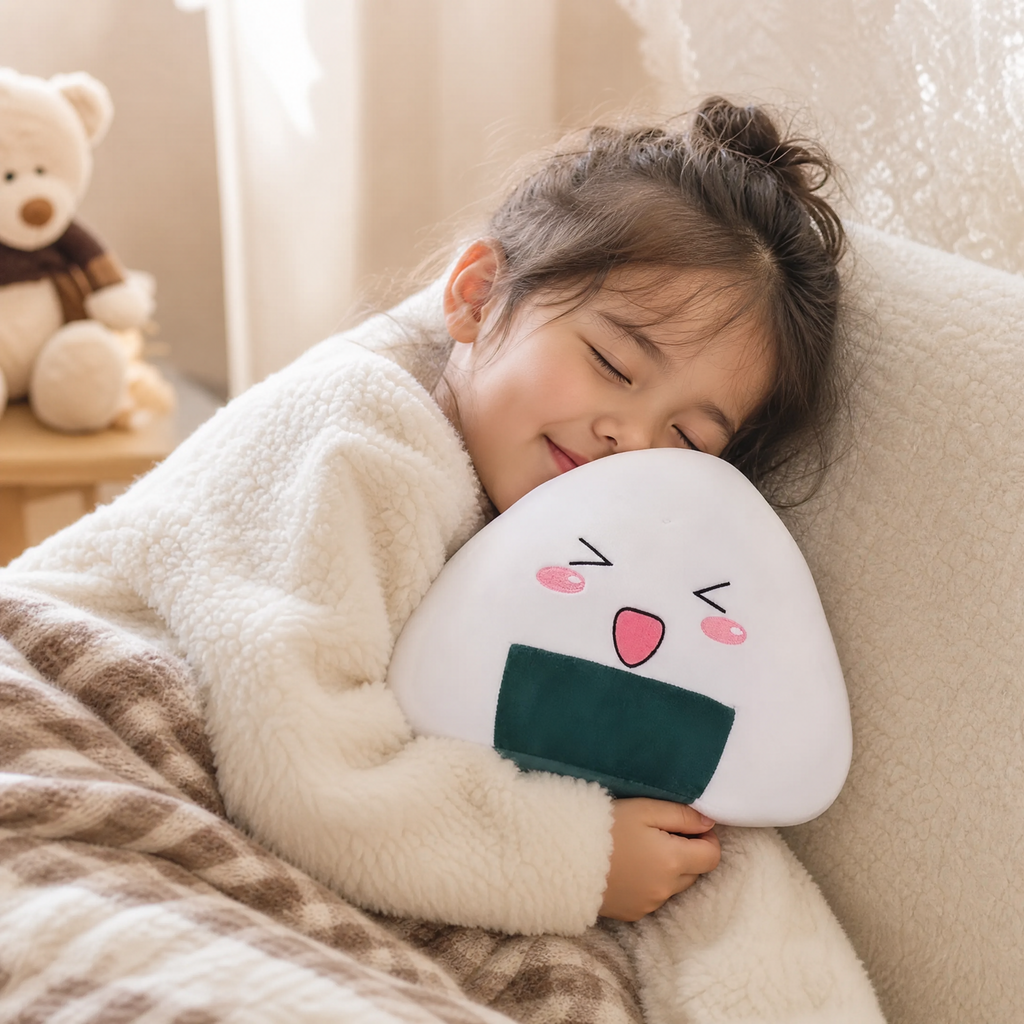 Kawaii Onigiri Kuschelkissen 30–50 cm