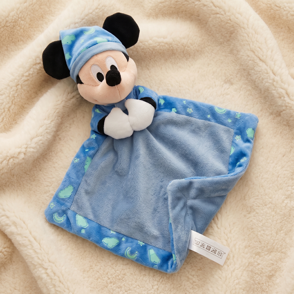Mickey Baby Schmusetuch mit Beißring 20 cm