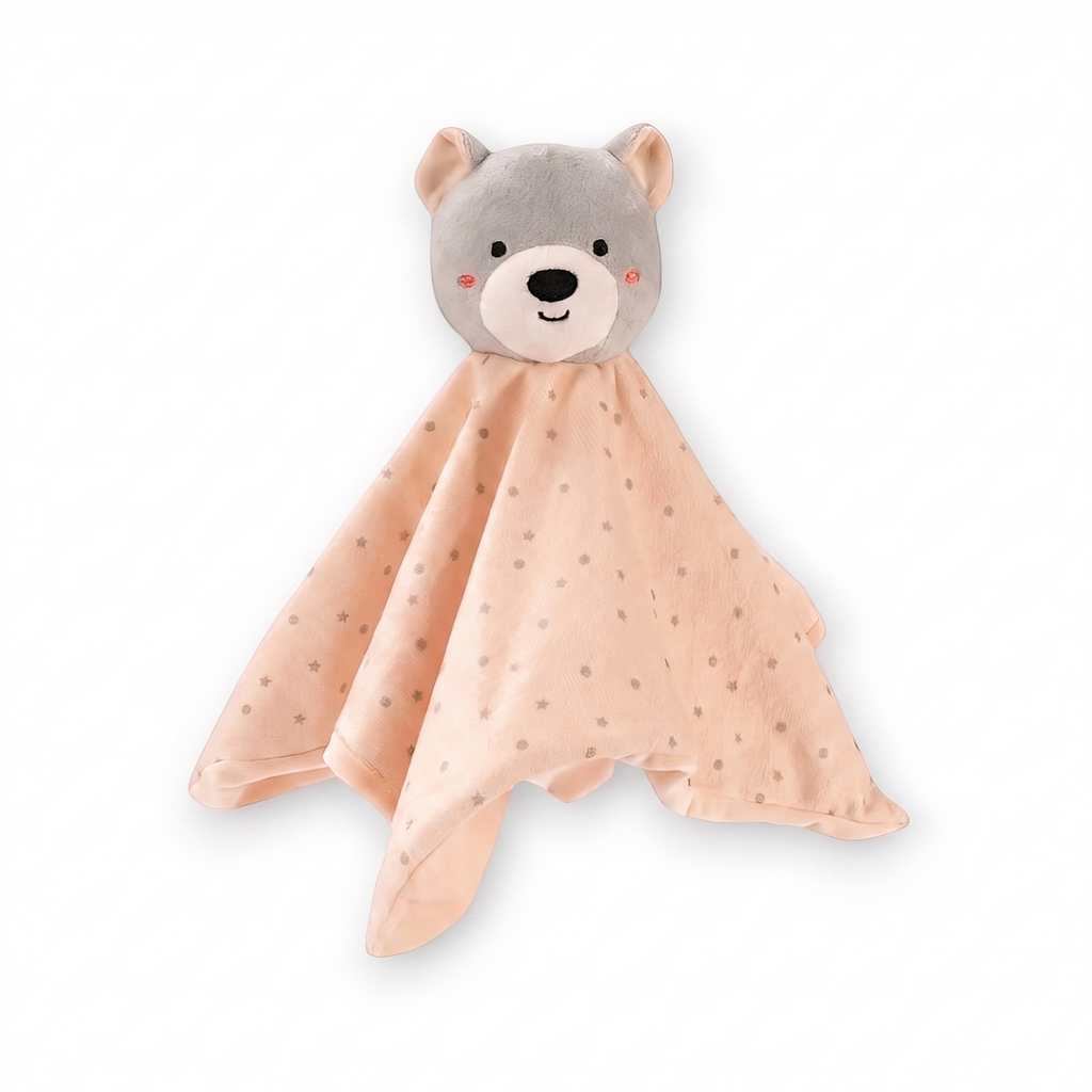 Baby Bären Schmusetuch mit Sternen 30–35 cm