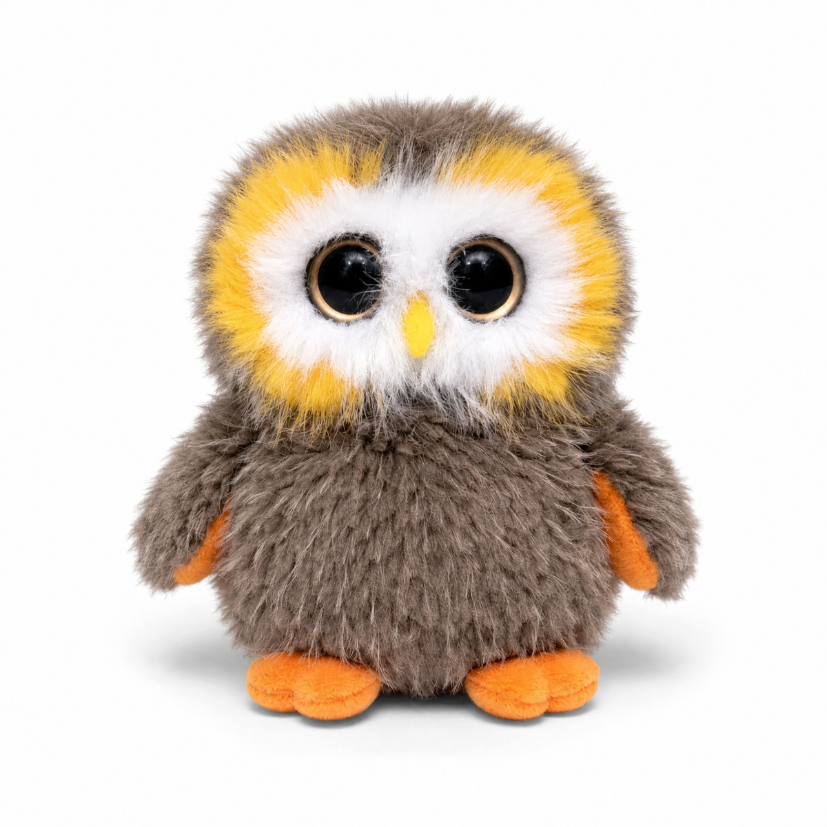 Flauschige Eule mit großen Augen 20–27 cm