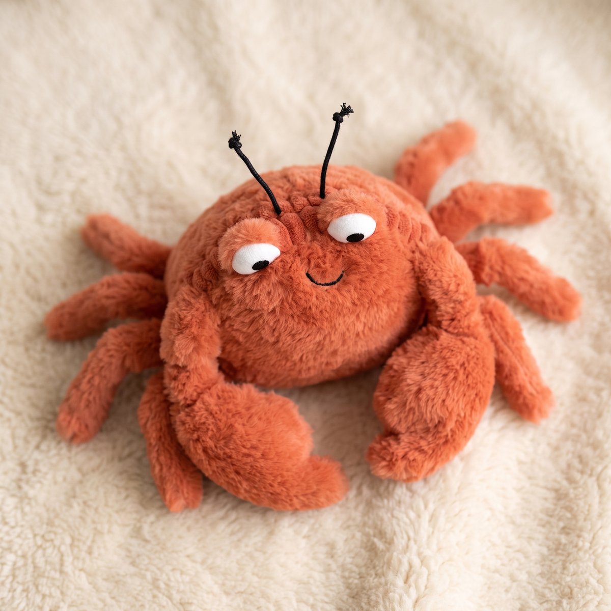 Krabben Kuscheltier Orange