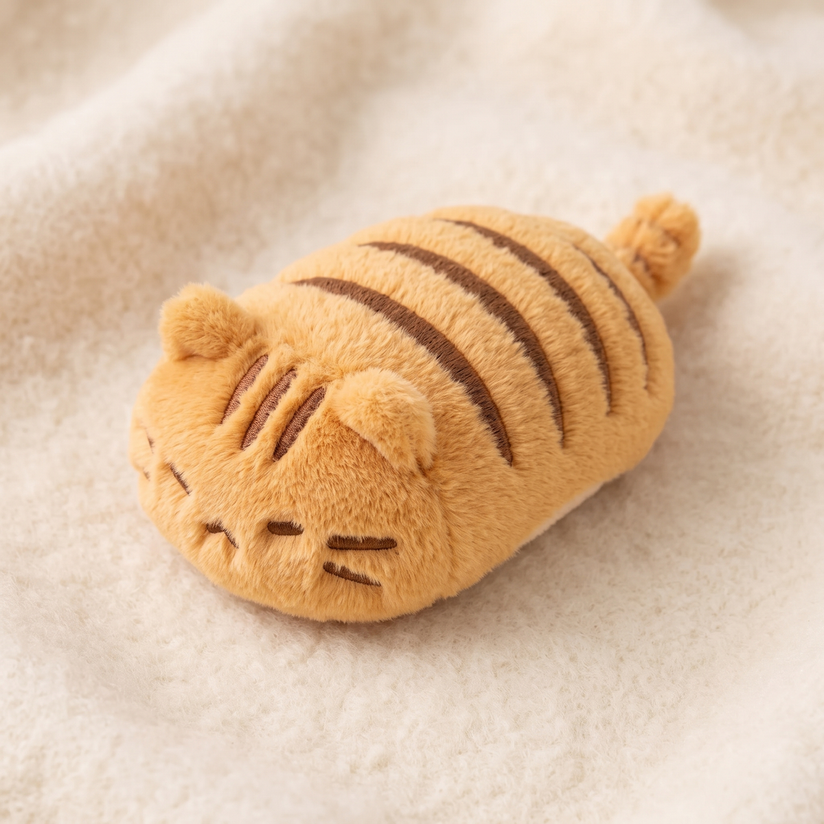 Orange getigertes Katzen Kuscheltier