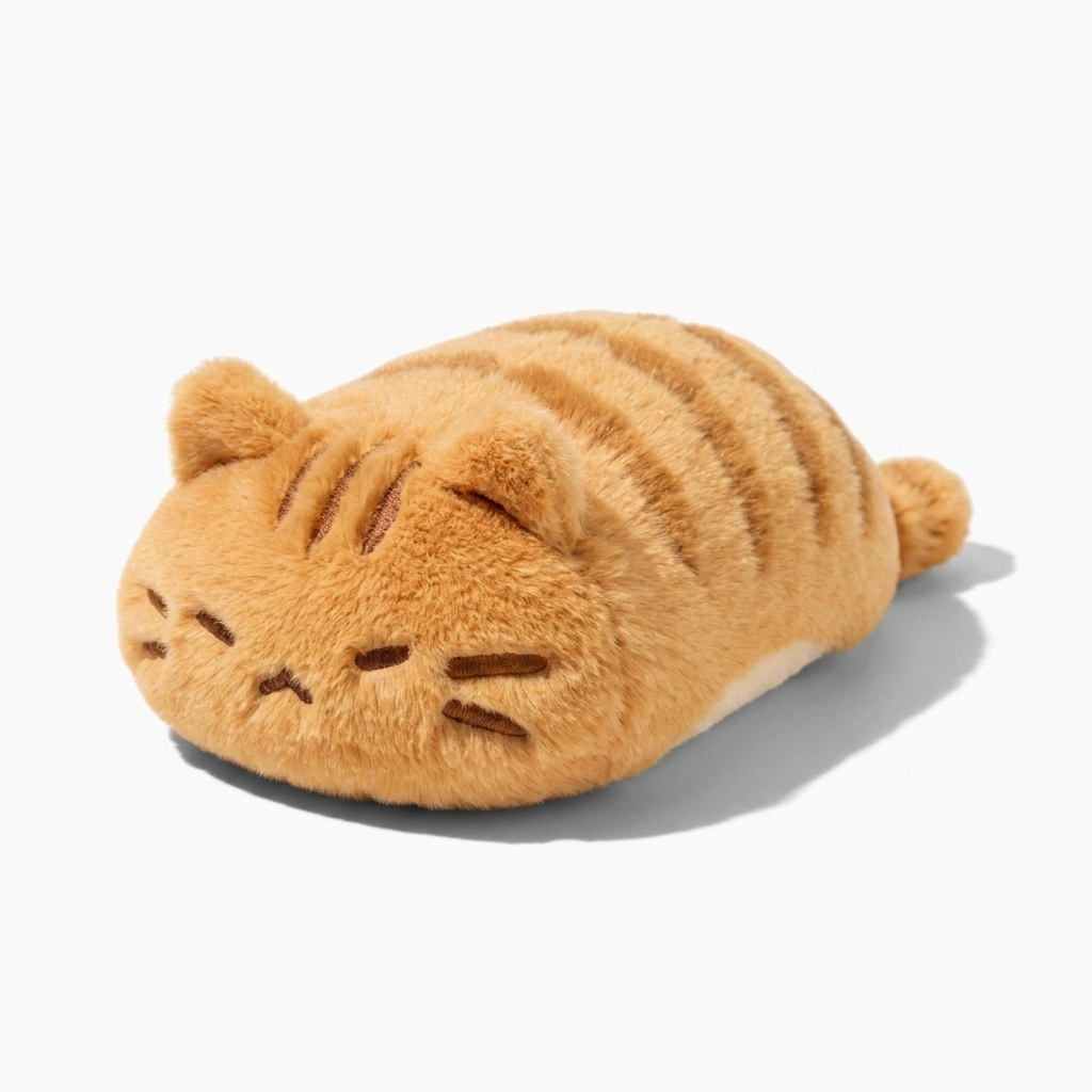 Orange getigertes Katzen Kuscheltier