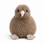 Realistisches Kiwi-Vogel Kuscheltier Grau