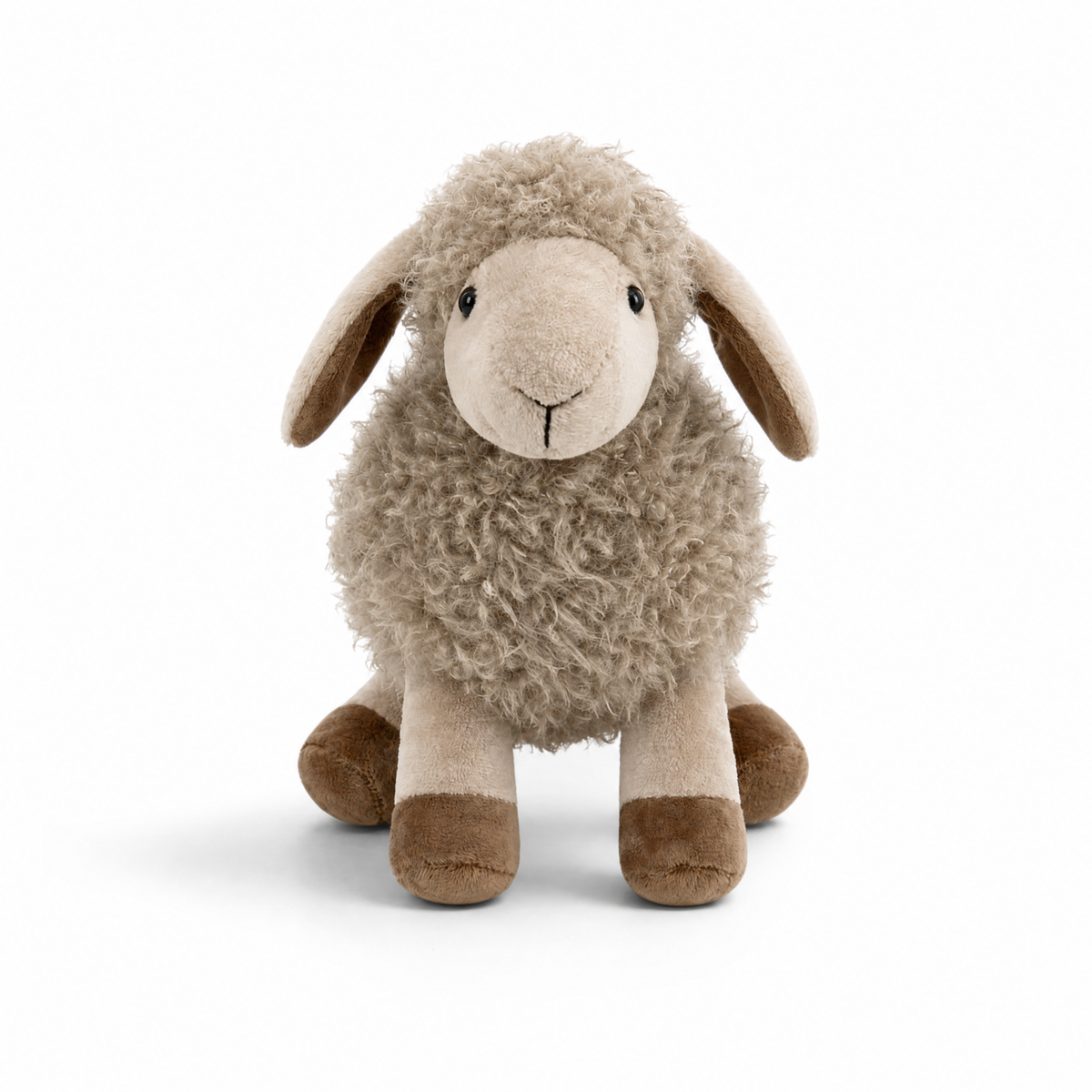 Graues Schaf Kuscheltier 22–33 cm