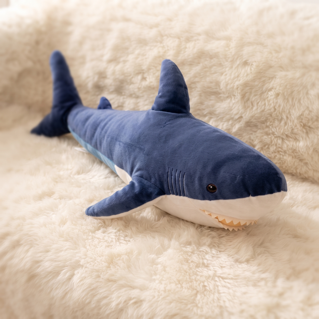 Riesen Hai Kuscheltier 60–90 cm