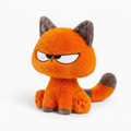Grimmiges oranges Katzen Kuscheltier 30–40 cm