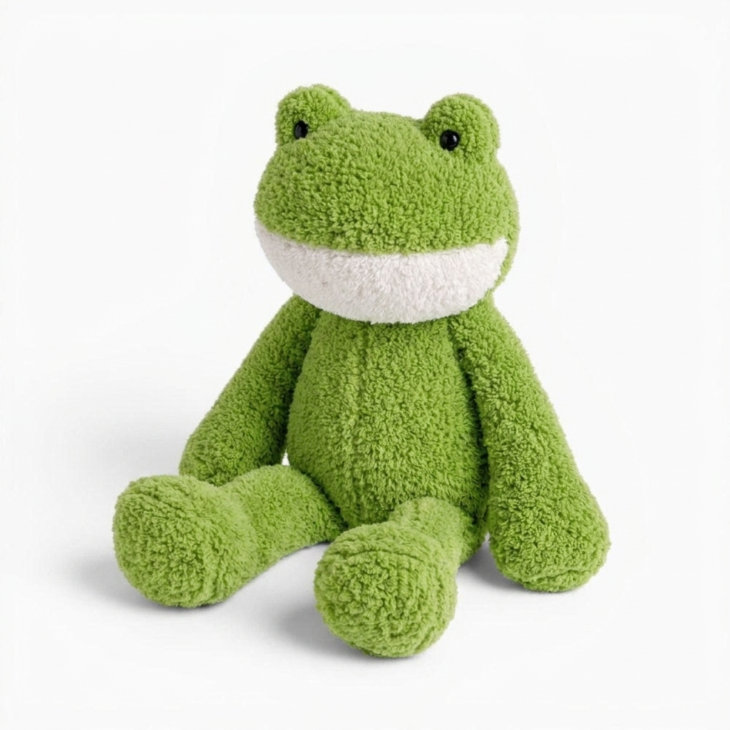 Grüner Frosch mit langen Beinen