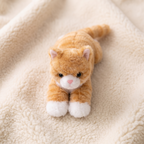 Realistisches rotes Katzen Kuscheltier 40–53 cm