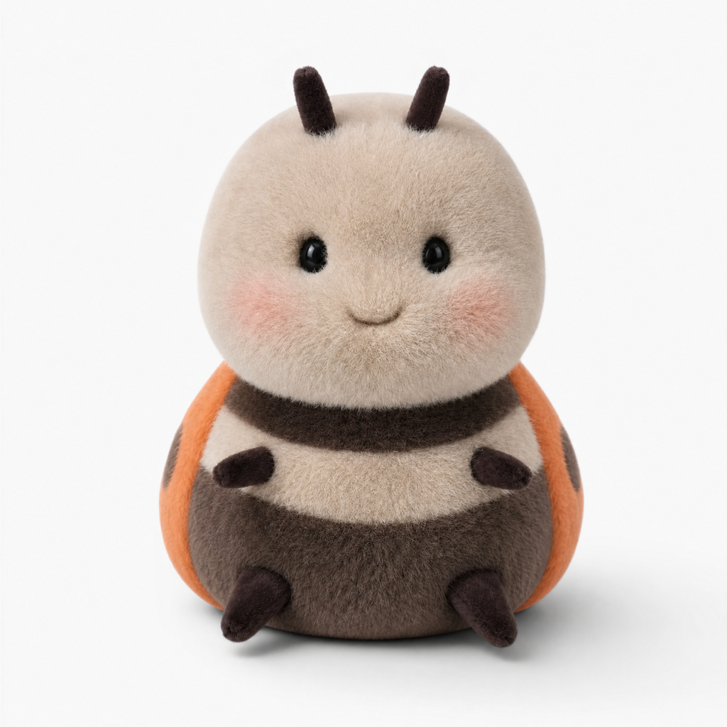 Kawaii Marienkäfer Beige-Orange