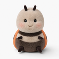 Kawaii Marienkäfer Beige-Orange