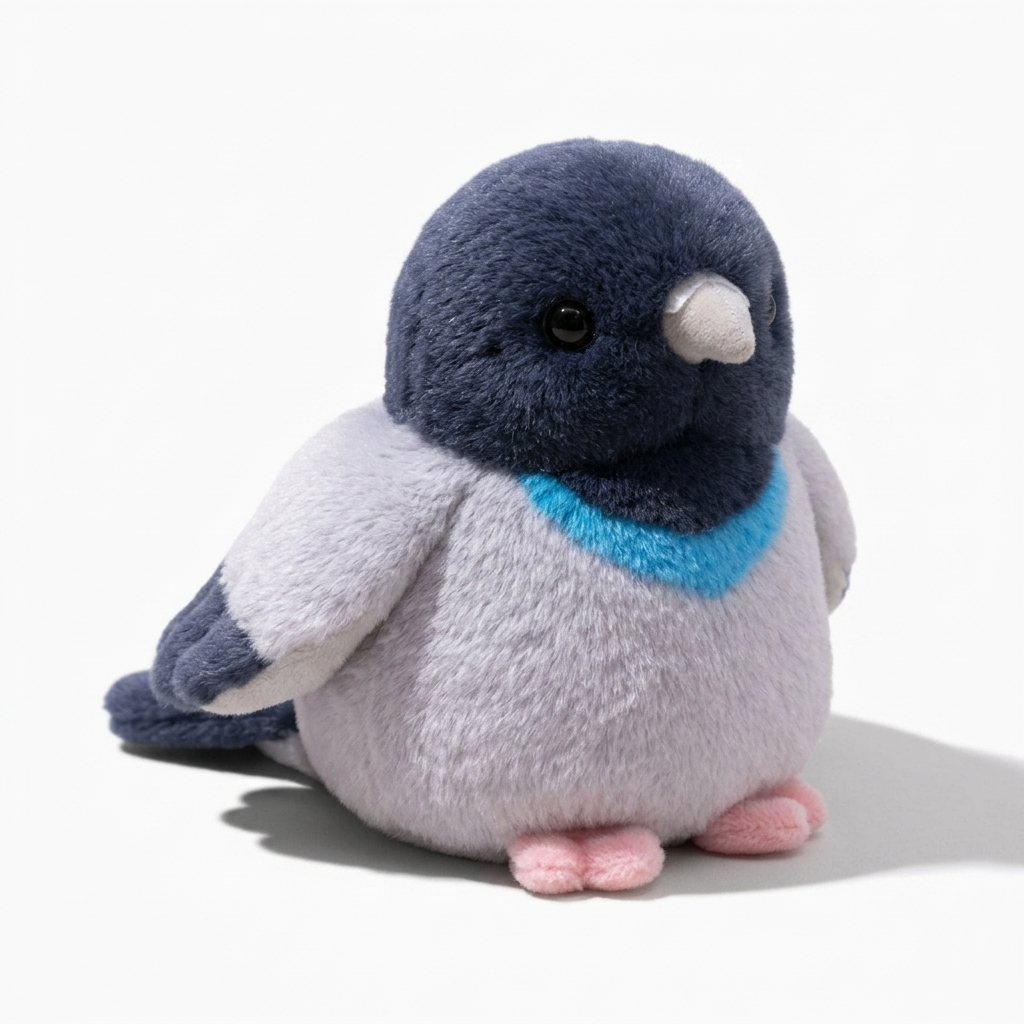 Pigeon Vogel Kuscheltier mit Sound