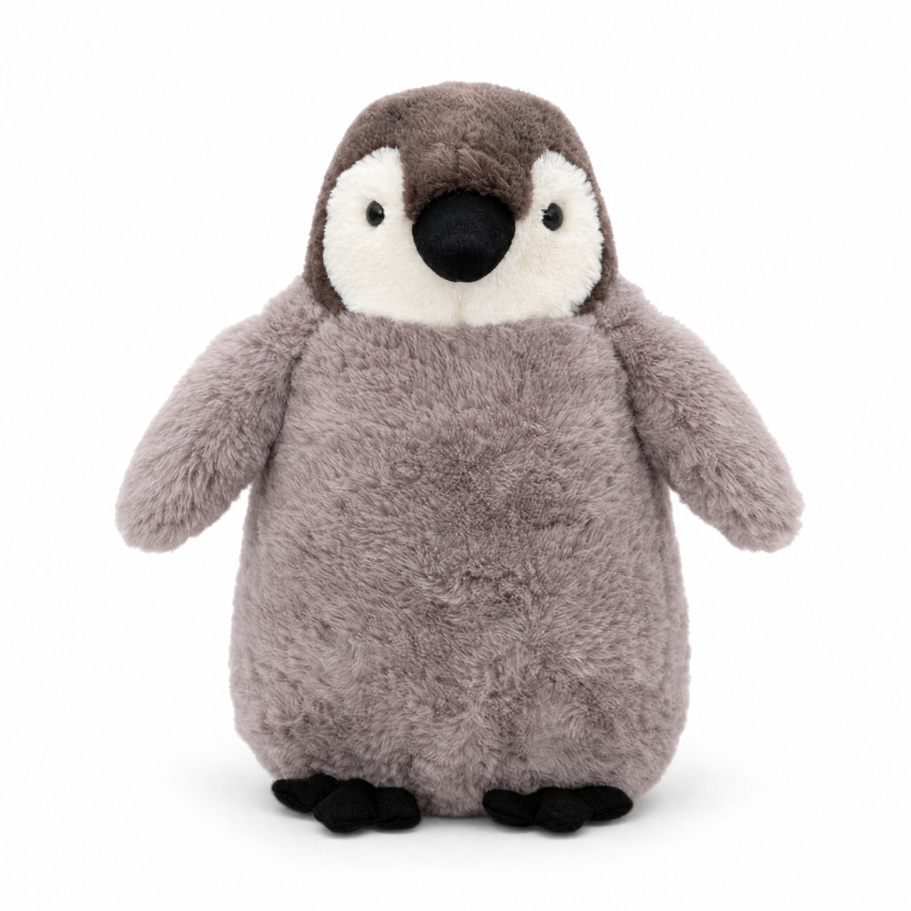 Pinguin Kuschelkissen Grau 23–50 cm