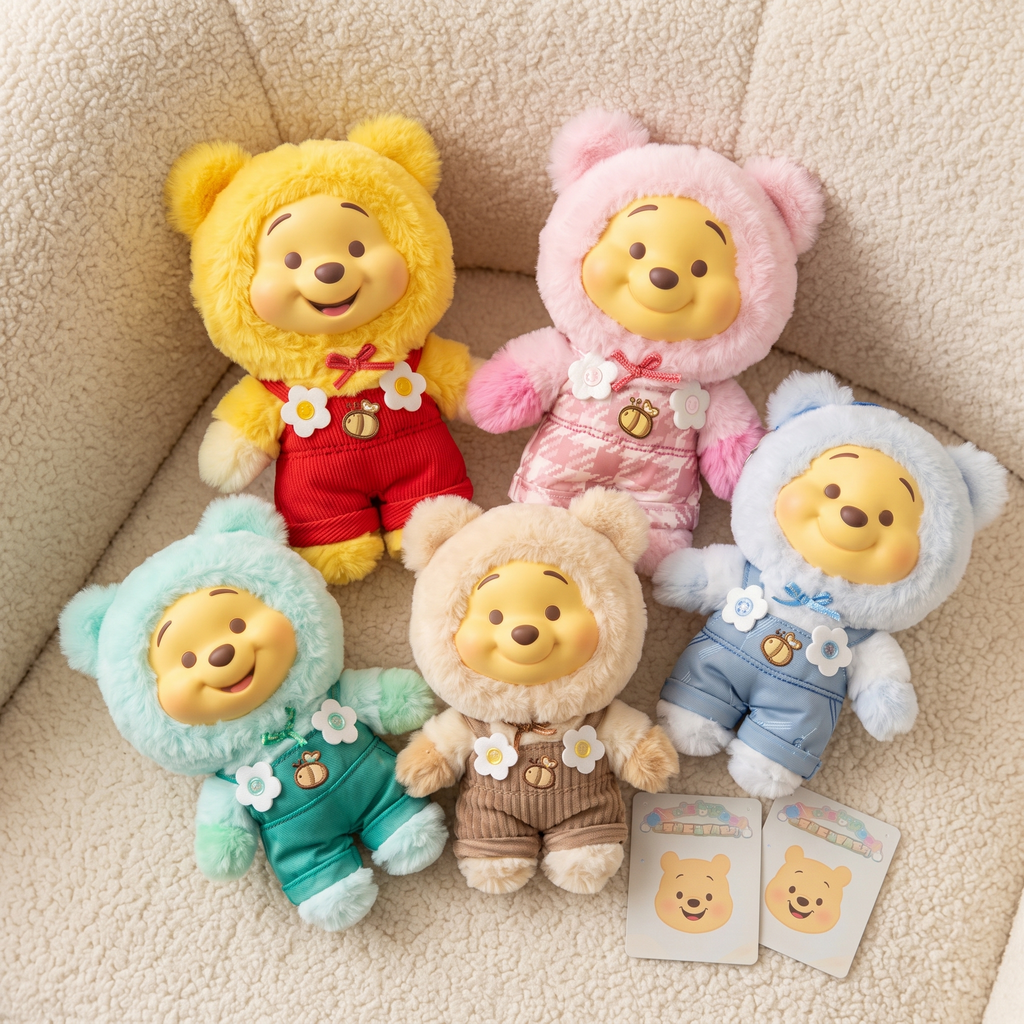 Winnie Labubu Mystery Box Plüschfigur 16 cm
