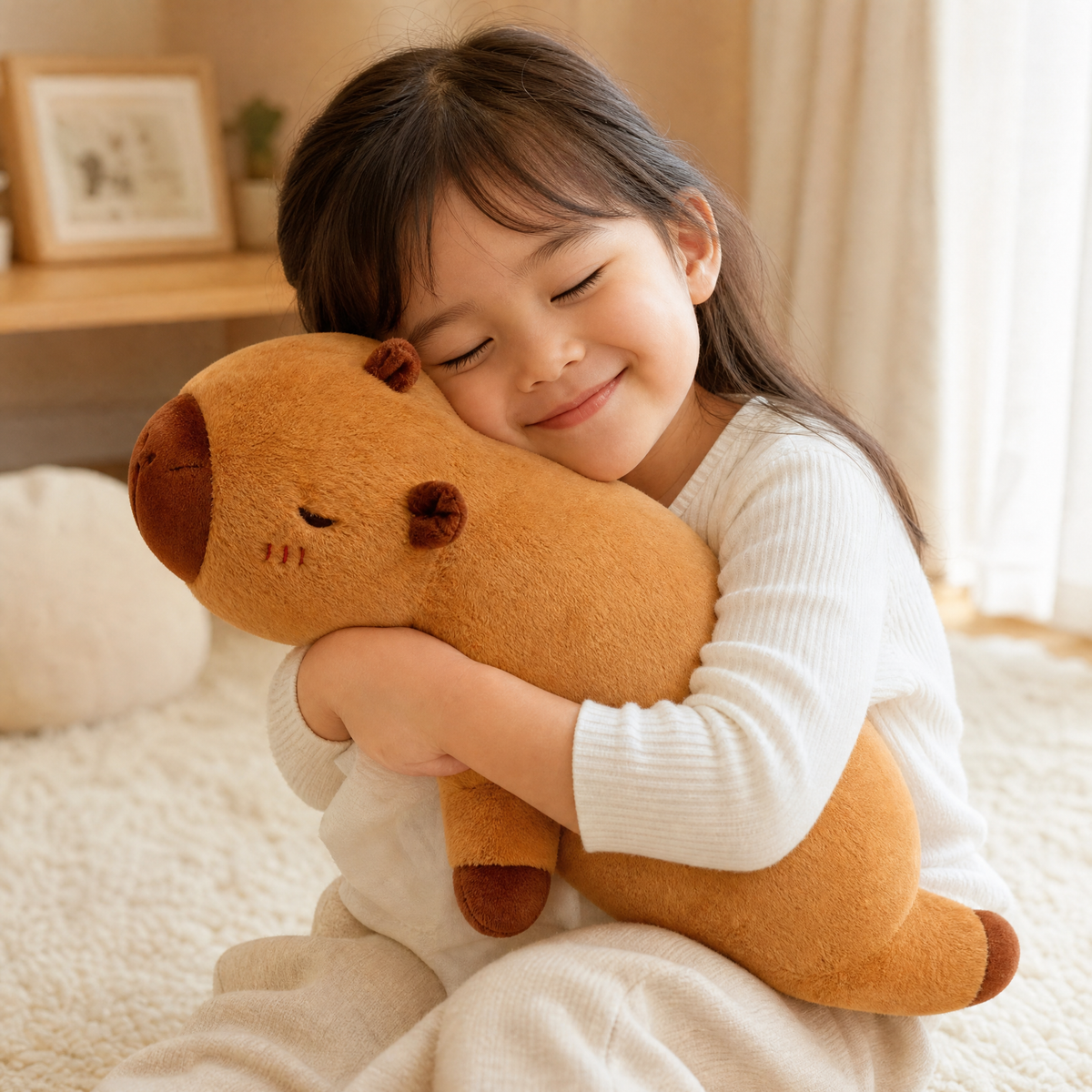 Capybara Kuschelkissen 45–85 cm