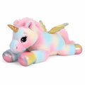 Riesen Einhorn Pastell-Regenbogen 60 cm